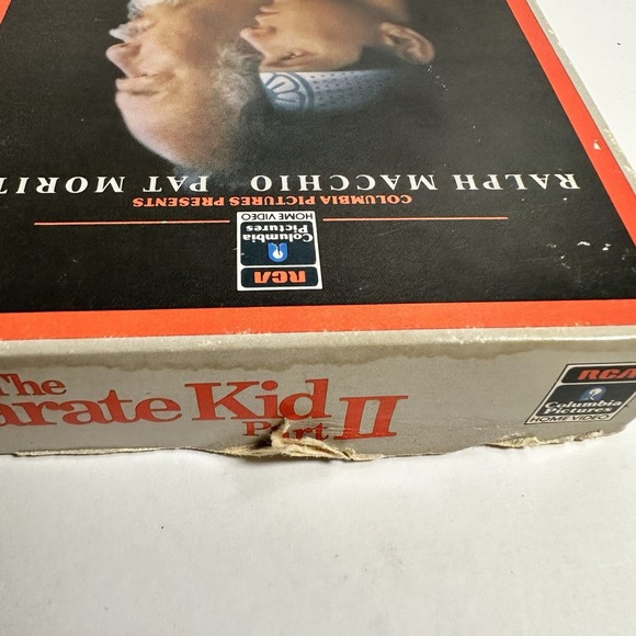 The Karate Kid Part II 2 VHS 1986 RCA Side Loaded Ralph Macchio Pat Morita Movie - Picture 6 of 11